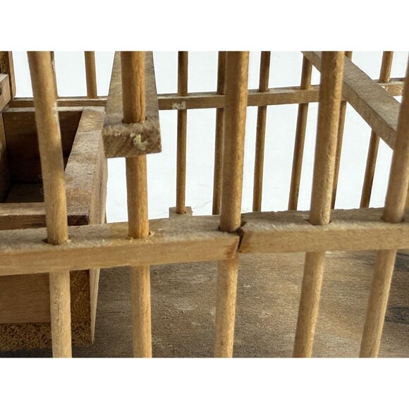 Hartz Mountain Bird Foods Wood Crate Cage 1930s Vintage Advertising Promo - Picture 4 of 16